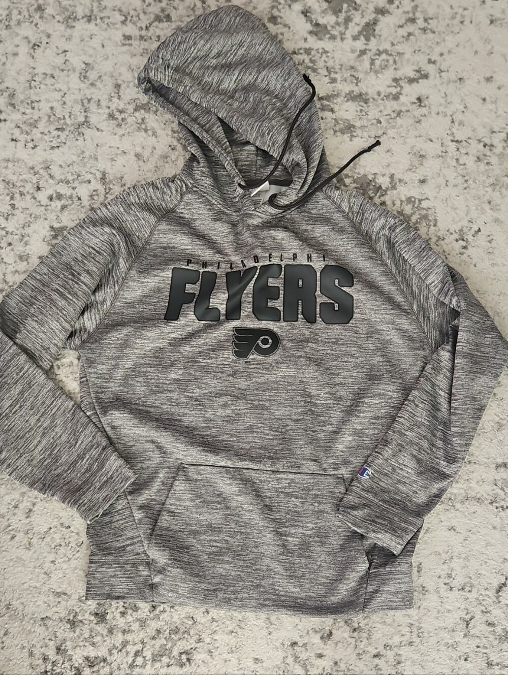 Champion Gray Philadelphia Flyers Crewneck Hoodie